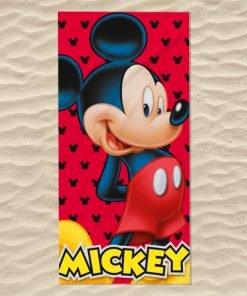 Disney kinderstrandlaken, 'Mickey Mouse', 70 x 140 cm.