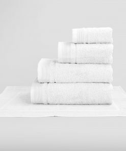 Alternative view of Douchelaken, 70 x 140 cm. , wit, per stuk