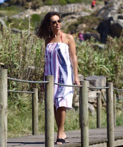 Alternative view of Hamamdoek 'Love', 100 x 170 cm - blauw