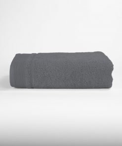 Douchelaken, 70 x 140 cm. , donkergrijs, per stuk