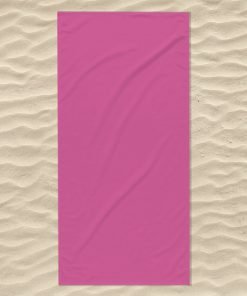 Alternative view of Katoenen strandlaken, roze, 100 x 180 cm. , ref. 358