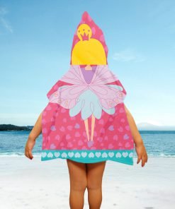 Kinderponcho, microfiber met 3D-print, 55 x 110 cm., ref. P010