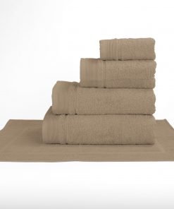 Alternative view of Handdoek 50 x 100 cm. ,walnoot, per 3 stuks