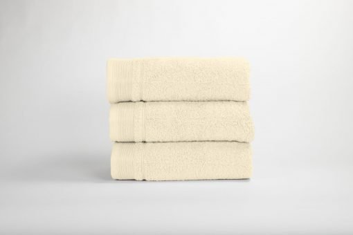 Handdoek 50 x 100 cm., beige, per 3 stuks
