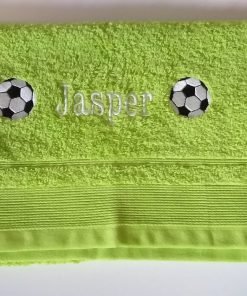 Alternative view of Gepersonaliseerde handdoek 50 x 100 voetbal