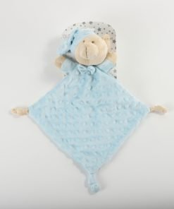 Doudou met reliëf - blauw