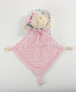 Doudou met reliëf - roze