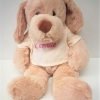 Knuffelhond met jouw naam - 30 cm of 45 cm.
