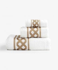 3-delige badkamerset Amazonas, wit, 1 gastendoek + 1 handdoek + 1 saunalaken