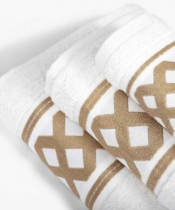 Alternative view of 3-delige badkamerset Amazonas, wit, 1 gastendoek + 1 handdoek + 1 saunalaken