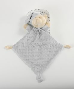 Doudou met reliëf - grijs