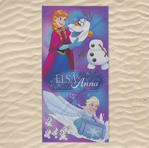 Disney kinderstrandlaken, 'Frozen', 70 x 140 cm.