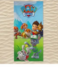 Kinderstrandlaken, 'Paw patrol', 70 x 140 cm.
