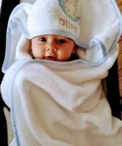 Babycape met mooie borduring en jouw naam