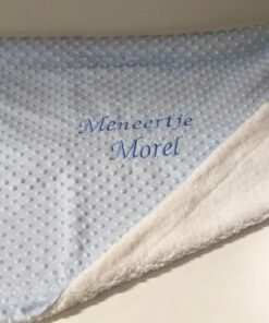 Alternative view of Luxe deken 'Duffy' - gepersonaliseerd