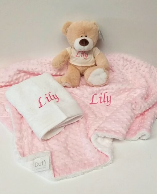 Luxe deken 'Duffy' - gepersonaliseerd