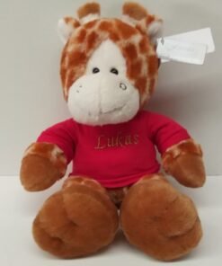 Alternative view of Giraf met jouw naam geborduurd - 30 of 45 cm