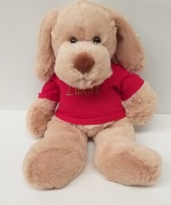 Alternative view of Knuffelhond met jouw naam - 30 cm of 45 cm.