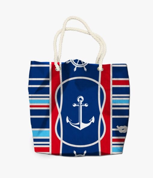 Strandtas in polyester, waterbestendig, 40 x 40 cm., ref.414