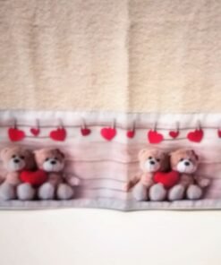 Alternative view of Badlaken met beertjes 70 x 140 cm.