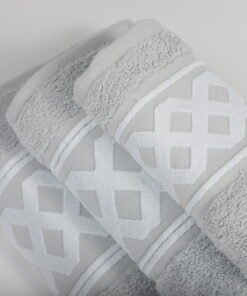 Alternative view of 3-delige badkamerset Amazonas, lichtgrijs, 1 gastendoek + 1 handdoek + 1 saunalaken