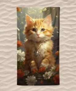 Strandlaken in microfiber, 100 x 180 cm. , kat