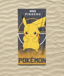 Kinderstrandlaken, 'Pokémon', 70 x 140 cm. ref.Z452