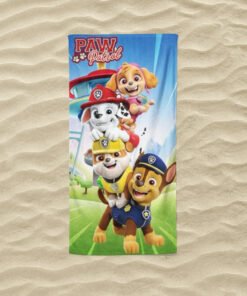 Kinderstrandlaken, 'Paw patrol', 70 x 140 cm. ref.378