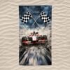 Strandlaken in microfiber, 100 x 180 cm. , Formule 1, ref.448
