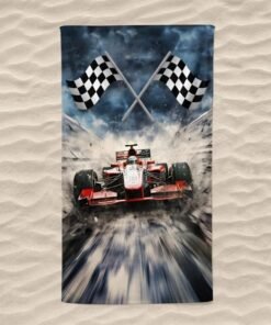 Strandlaken in microfiber, 100 x 180 cm. , Formule 1, ref.448