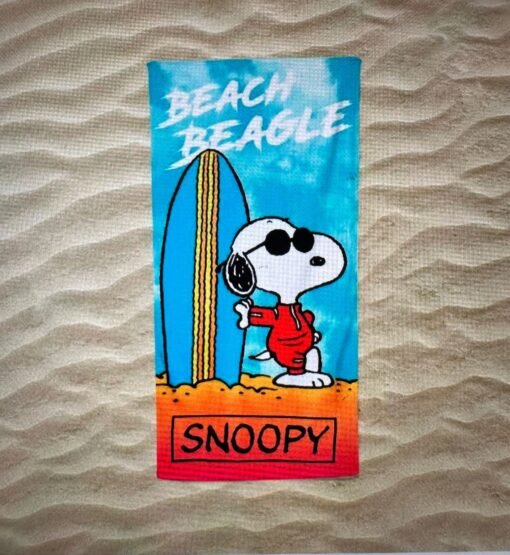 Kinderstrandlaken, Snoopy, 70 x 140 cm. ref.281