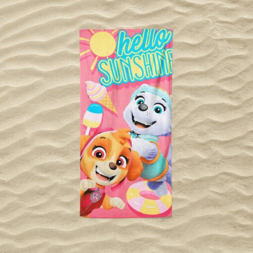 Kinderstrandlaken, 'Paw patrol', 70 x 140 cm. ref.280P